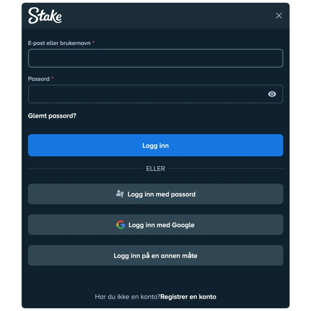 stake login
